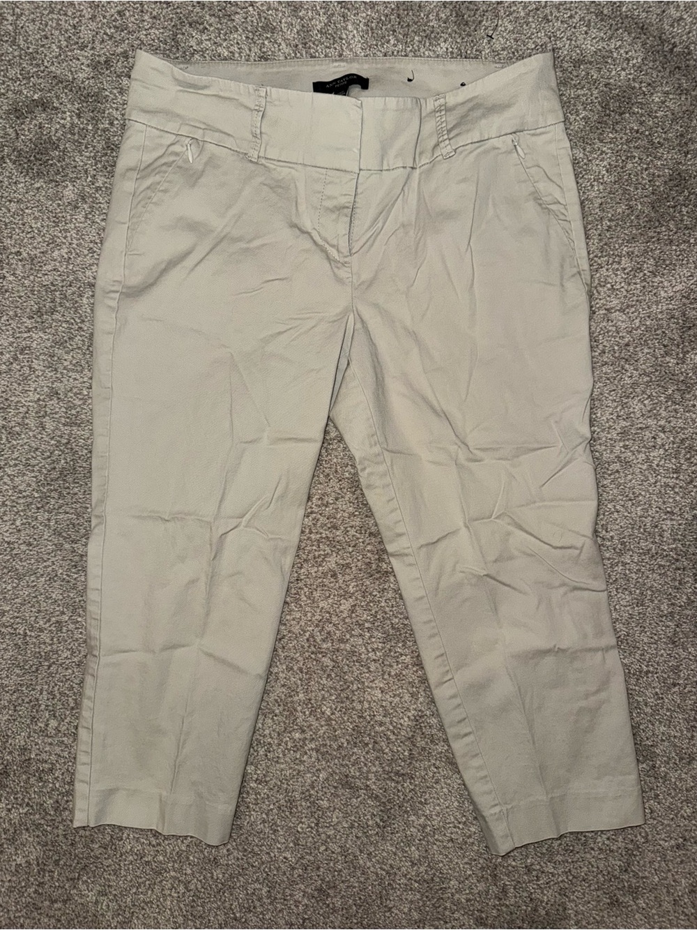 Ann Taylor Petite khaki Chino Pants